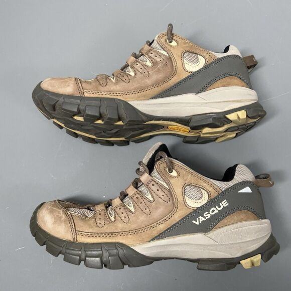 Vasque Womens Shoes Brown 8.5 M Leather Mantra Comfort Hiking Trail Sneakers - Picture 3 of 10